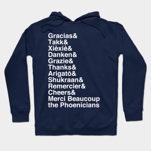 Thanking Around the World (Light) Hoodie